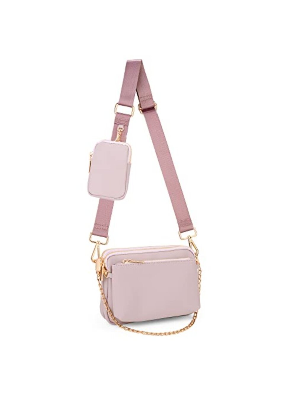UTO 3-in-1 Synthetic Leather Crossbody Hobo Shoulder Bag Purse Set